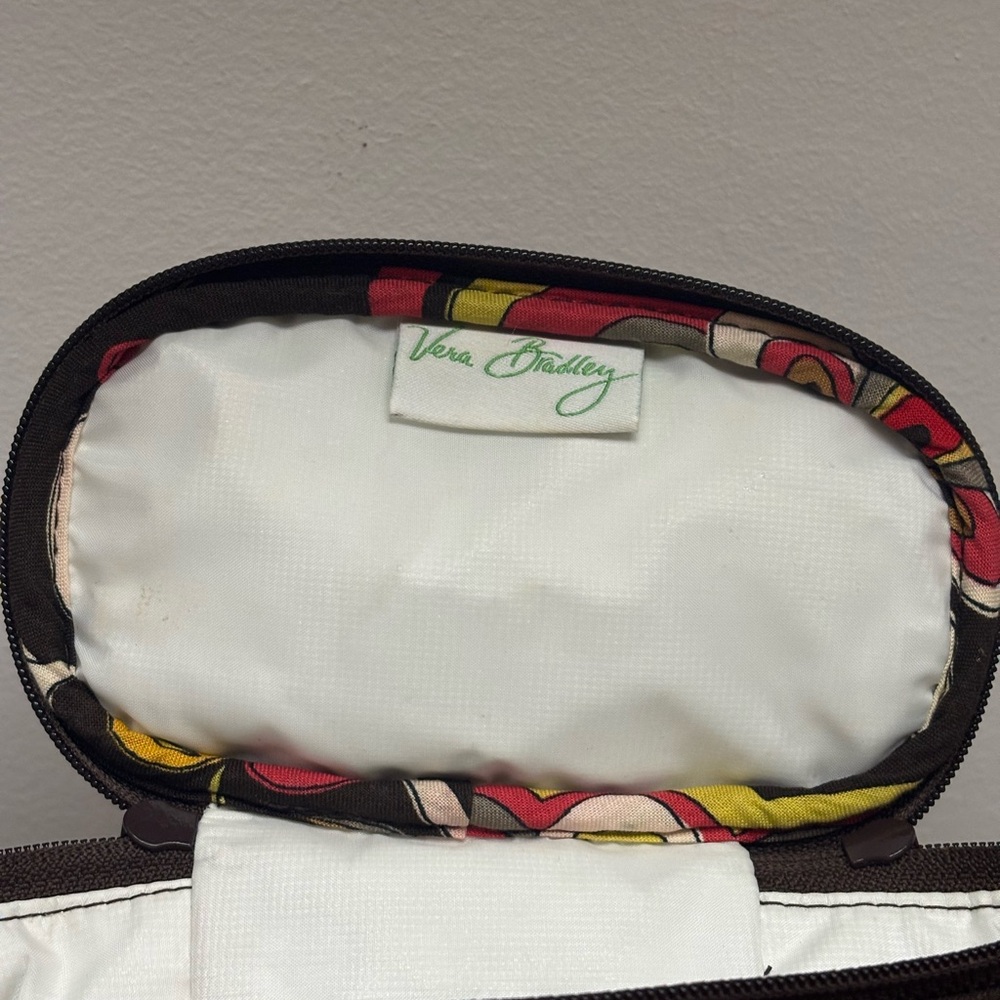 Vera Bradley Puccini Cool Keeper Insulated Small Lunch Baggie 7.25 inches tall - Picture 6 of 9